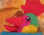 This weekend puppets 'The Rooster Frederick and Catherinethe hen' in Civic Center Salou