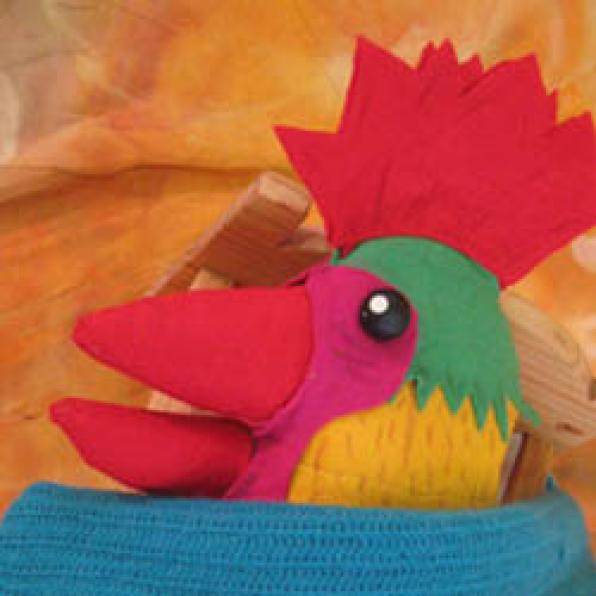 This weekend puppets 'The Rooster Frederick and Catherinethe hen' in Civic Center Salou