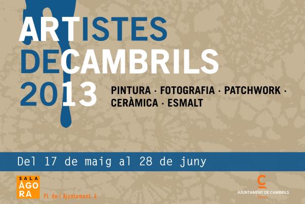 Artistas de Cambrils exponen sus obras en la Sala Ágora