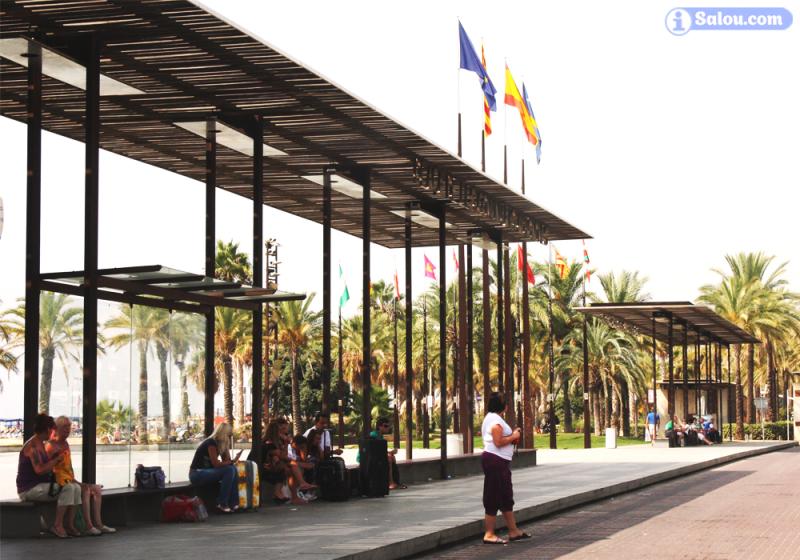 Estaci&oacute;n de autobuses de Salou, en la Pl. de las Comunidades Aut&oacute;nomas