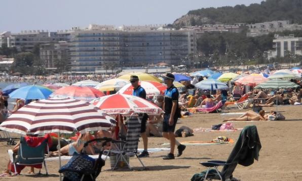 Els agents de platja patrullaran fins el 30 de setembre.