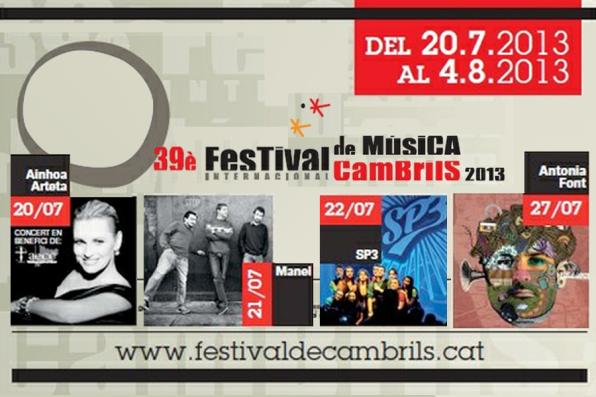Los próximos conciertos del Festival de Música de Cambrils. 