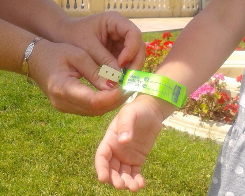 Las pulseras de Salou para los ni&ntilde;os.