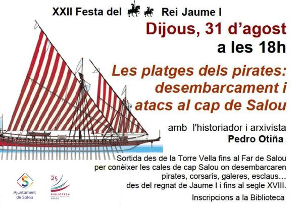 Programa visita guiada sobre pirates i corsaris a Salou