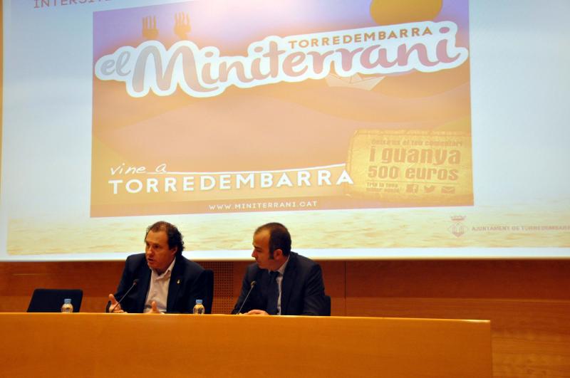 The mayor Massagu&eacute; and the alderman Duran presented the campaign