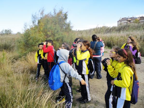 Students from 4t Miramar Elementary School visited the Acequia Mayor