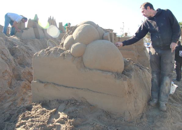 The Nativity of La Pineda Vila-seca uses 300 tons of sand