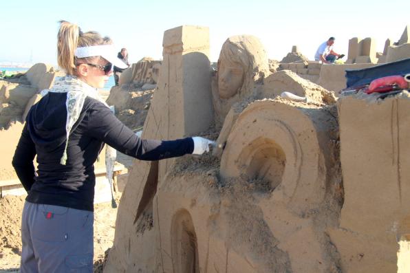 The sand sculptors Nativity Pineda Vila-seca 2013-1