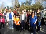 El alcalde de Salou con el grupo de la Mulassa de Salou