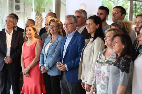 La candidatura de CiU Salou, encabezada por Pere Granados