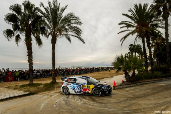 The RallyRACC in Salou test