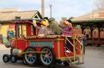 Epi and Blas in PortAventura at Chritsmas