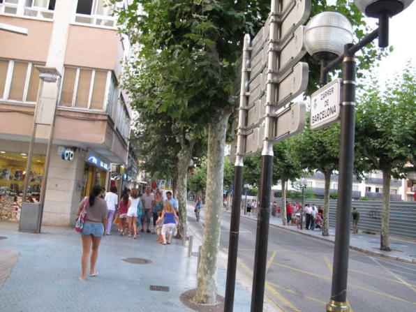 Carrer Barcelona de Salou