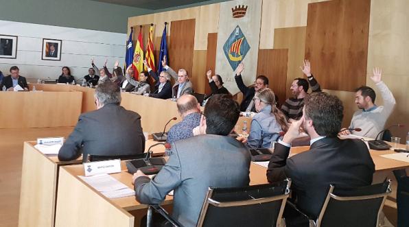 Pleno municpal del Ayuntamiento de Salou