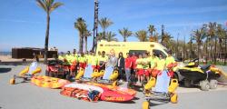Service of first aid of the beaches of salou