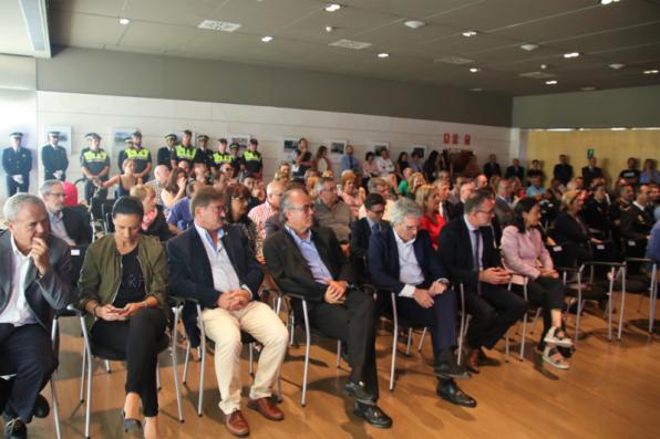 Imatge del públic en la celebració del dia de la policia en Salou