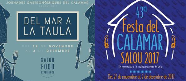 Cartel de la Fiesta del Calamar de Salou 2017