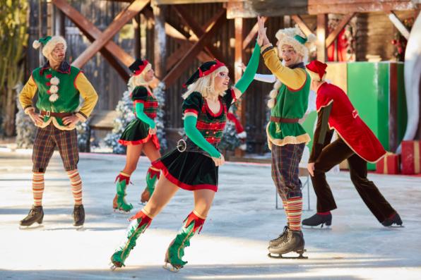 Fantástico espectáculo de patinaje sobre hielo en PortAventura World