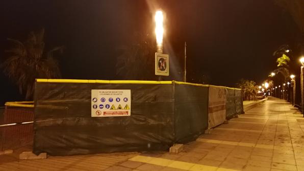 Improvement of the showers on the beaches of Salou
