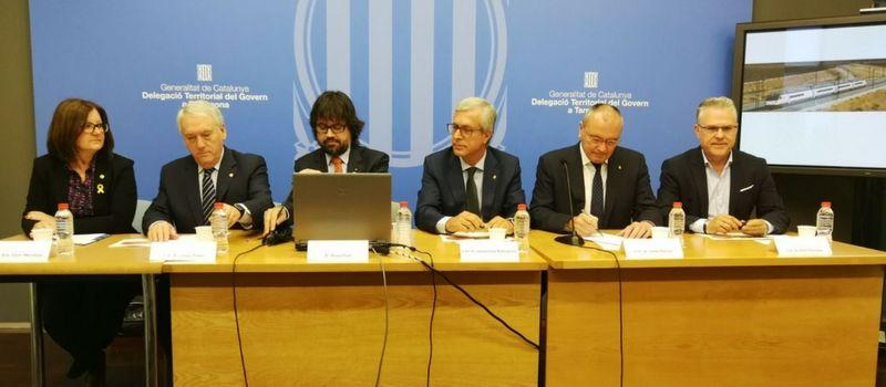 Presentaci&oacute;n del acuerdo para impulsar infraestructuras ferroviarias
