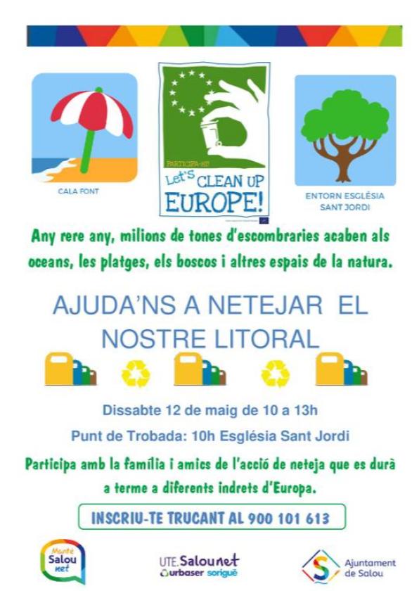 Campaign to raise awareness among Salouenses about cleaning