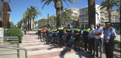 La Policia de Playas disposa de sis noves bicicletes per patrullar