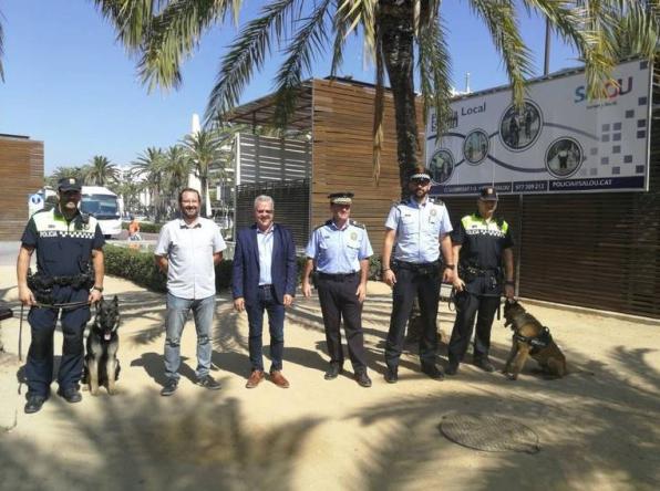 Salou already has a canine unit in the Local Police