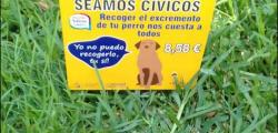 "Pedagogy" campaign on the cost of cleaning dog poop