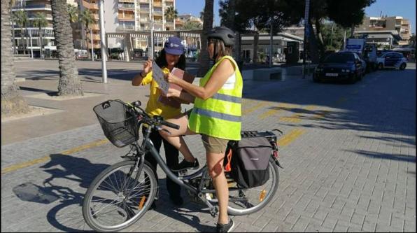 Campaign on the safety in the circulation of cyclists
