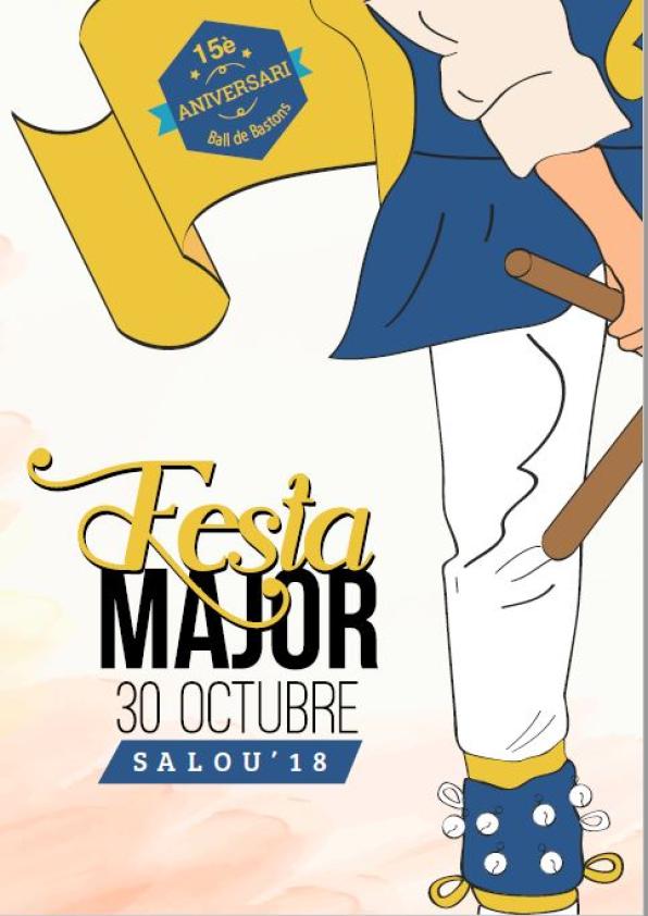 Portada del programa de actividades de la Fiesta Mayor de octubre