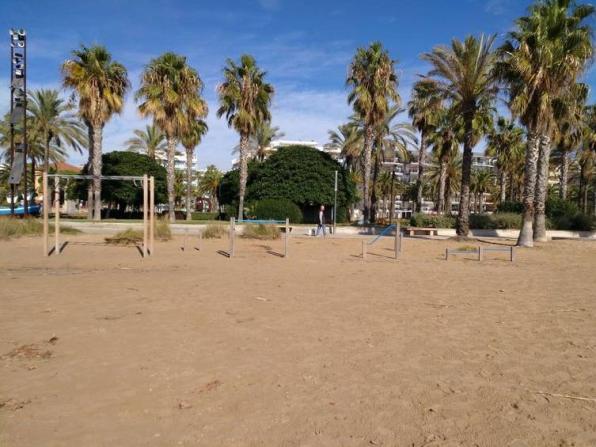 The Levante beach will have new devices to do exercises