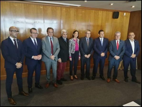 Els vuit alcaldes de l'AMT es van reunir a Madrid
