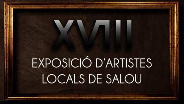 Cartel announcing the show of local artists