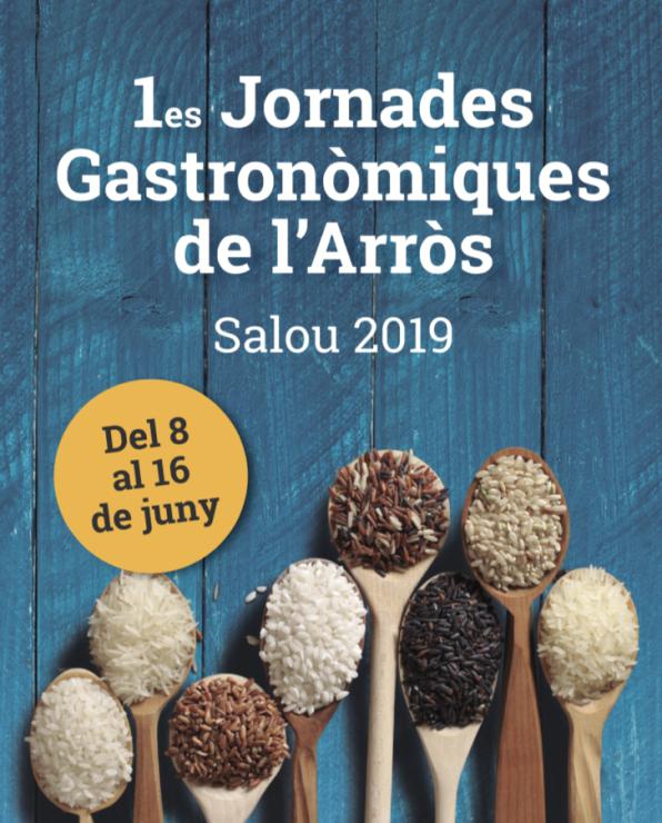 Image of the poster of the Gastronomic Days of the Salou Rice