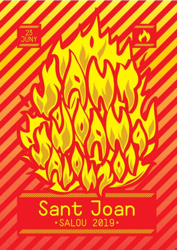 Poster of the Revetlla de Sant Joan de Salou 2019