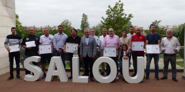 Imatge dels restauradors premiats en aquesta edició