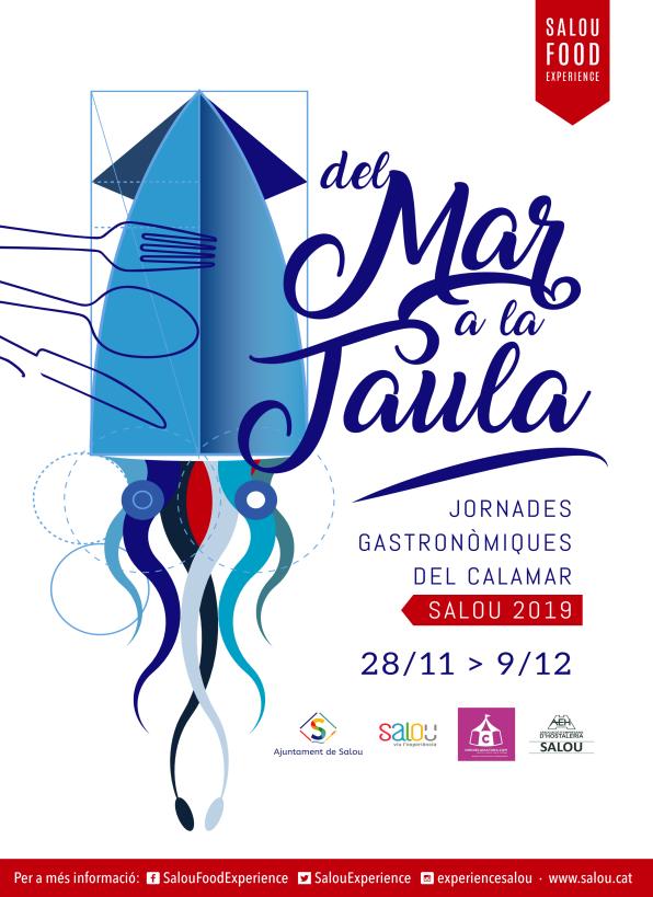 Poster of the Gastronomic Days of Calamar Salou 2019