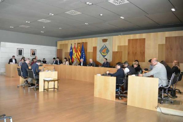 El pleno del Ayutamiento de Salou que ha aprobado el presupuesto 2020