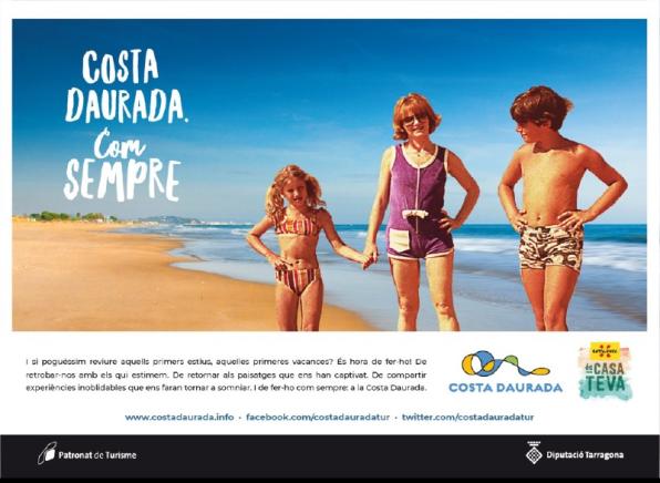 Imagen de la campaña Costa Dorada, como siempre