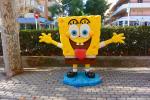 SpongeBob is also waiting for the children of Salou