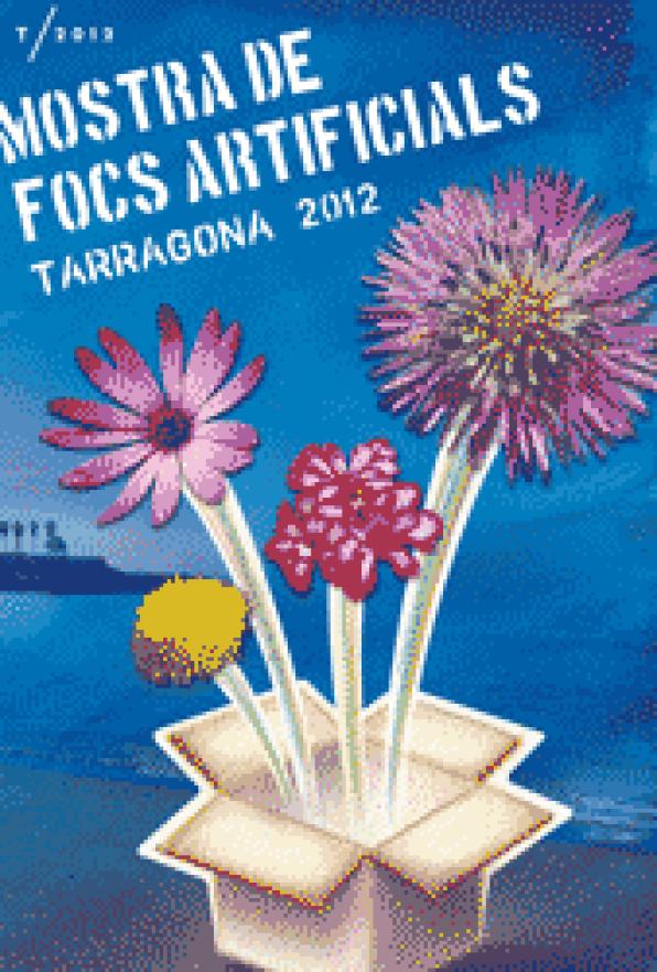 Muestra de fuegos artificiales de Tarragona en julio