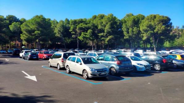 Car park Pompeu Fabra street in Salou