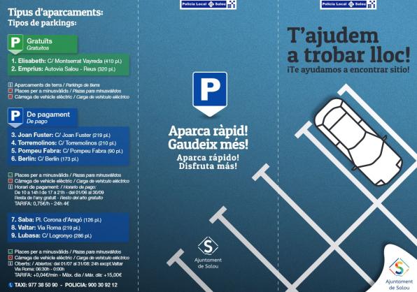 Informació zones aparcament de Salou