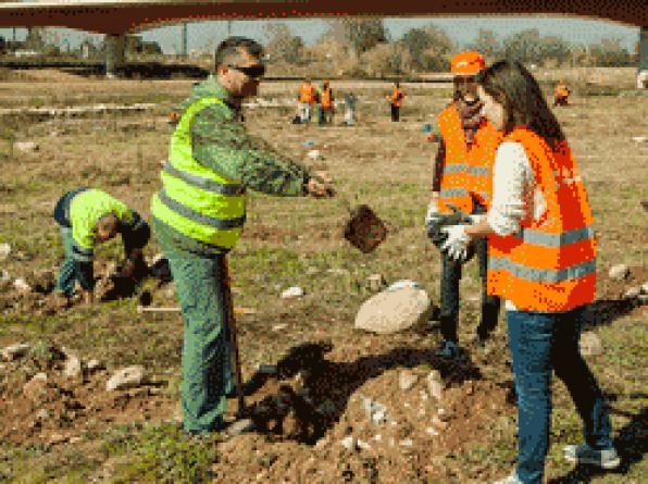 Éxito de público en la plantada popular al río Francolí