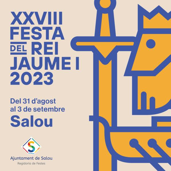 Cartell de la Festa del Rei Jaume I de Salou 2023