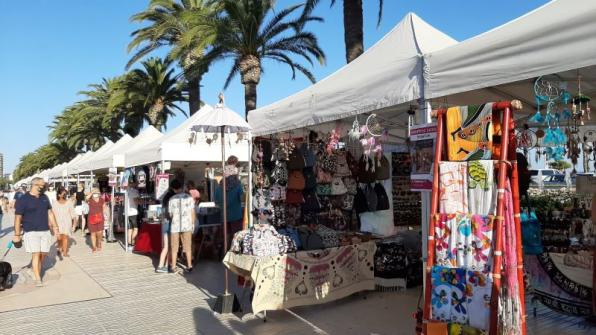 Feria Salou de Moda en el paseo Jaume I