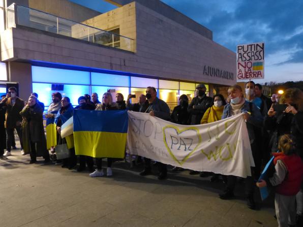 Salou with Ukraine, against war and violence