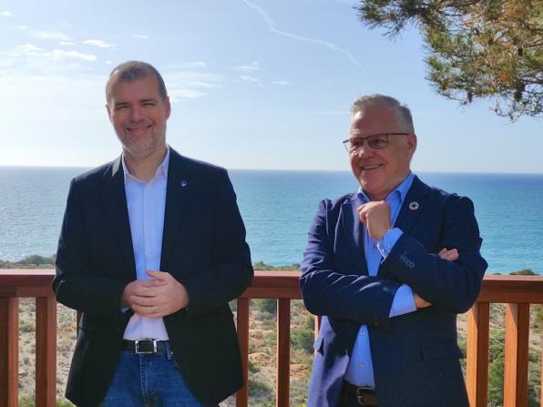 Momento de la presentación del nuevo tramo del Camino de Ronda