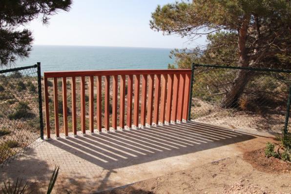 One of the viewpoints of the new section of the Camino de Ronda