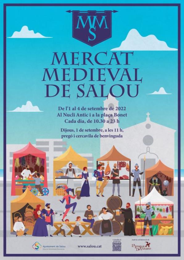 Cartel del Mercado Medival de Salou 2022